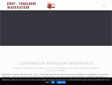 Tablet Screenshot of cooperativamaceratesetrslochi.com